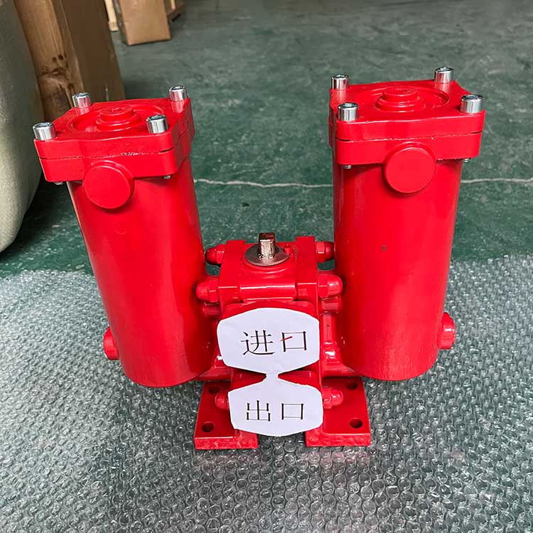 廠家華豫供應(yīng)雙筒過濾器KF-32A*80D/Y油液除雜質(zhì)